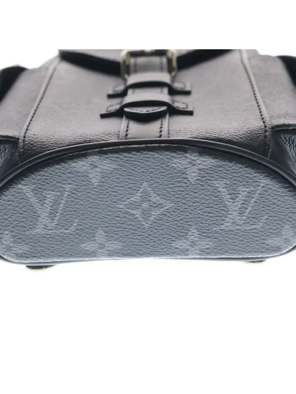 Louis Vuitton Monogram Eclipse Nano Christopher 2-Way Shoulder Bag Black Noir